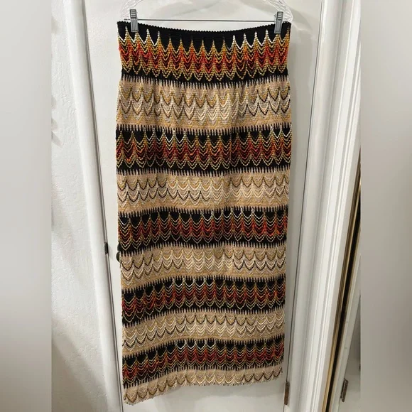Vintage 1960s Handwoven Tribal Maxi Skirt, Very Unique and Beautiful Piece - Picture 1 of 9